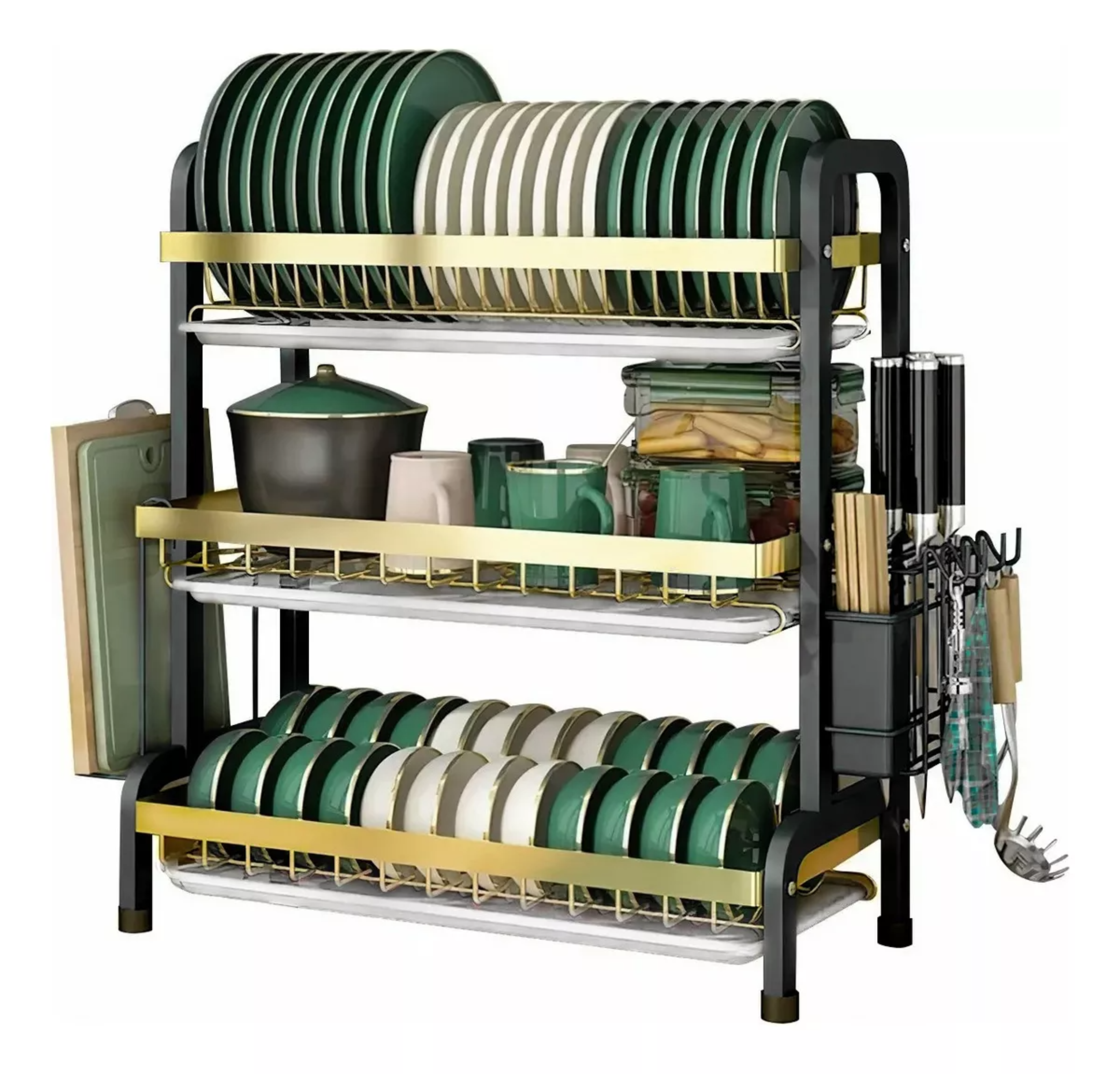 Cubiertera Escurridor Organizador 3 Niveles LG Amoblamientos