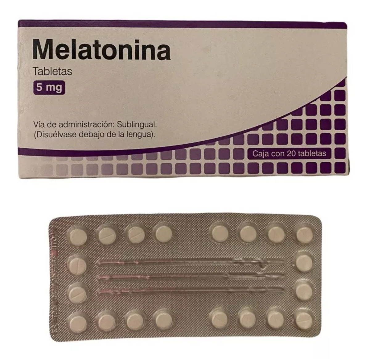 Melatonina Valeant 5 Mg 20 Tabs Sublingual 