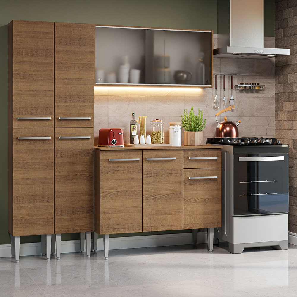 Cocina Integral Completa Modular Madesa Emilly 169cm MM 10