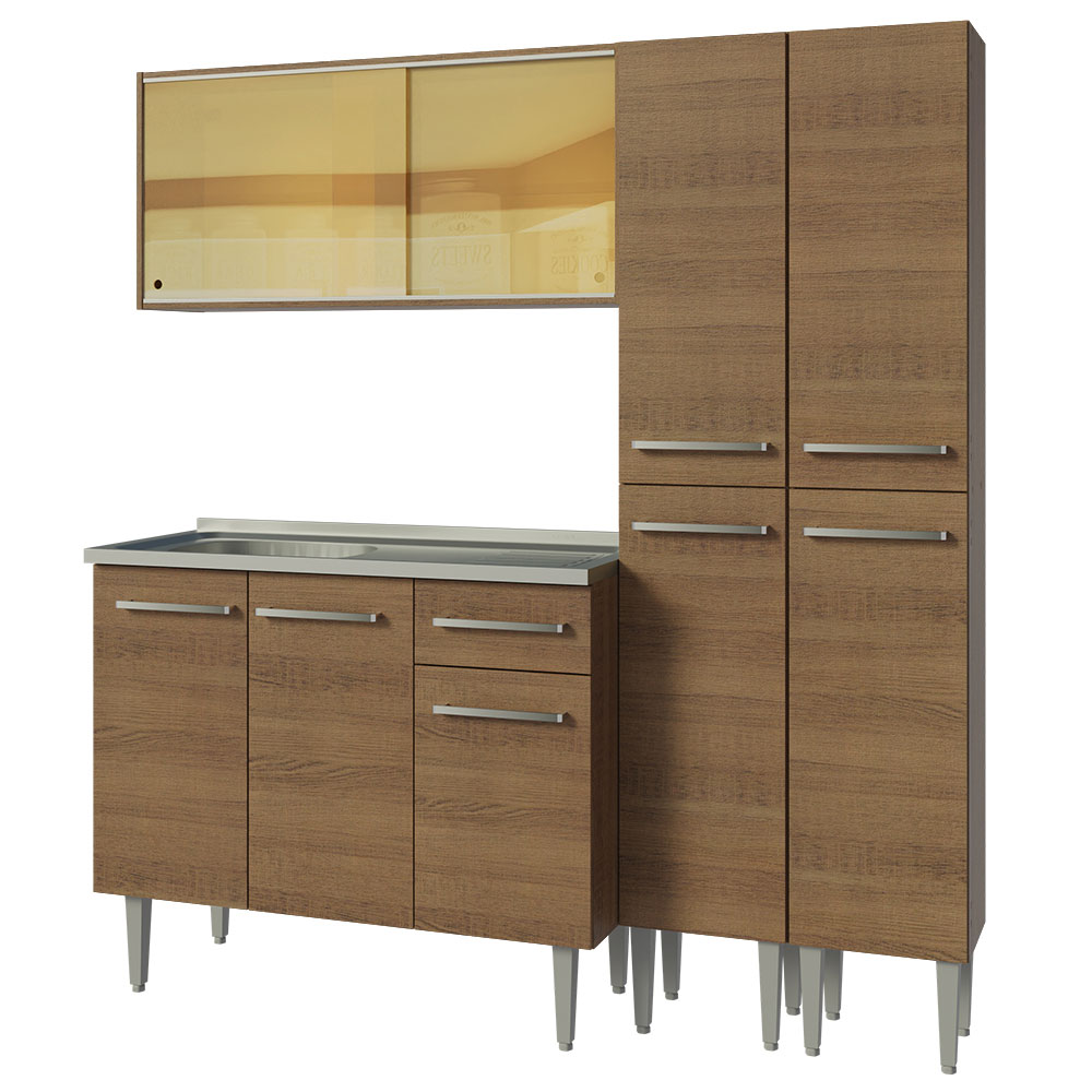 Cocina Integral Completa Modular Madesa Emilly 169cm MM 12