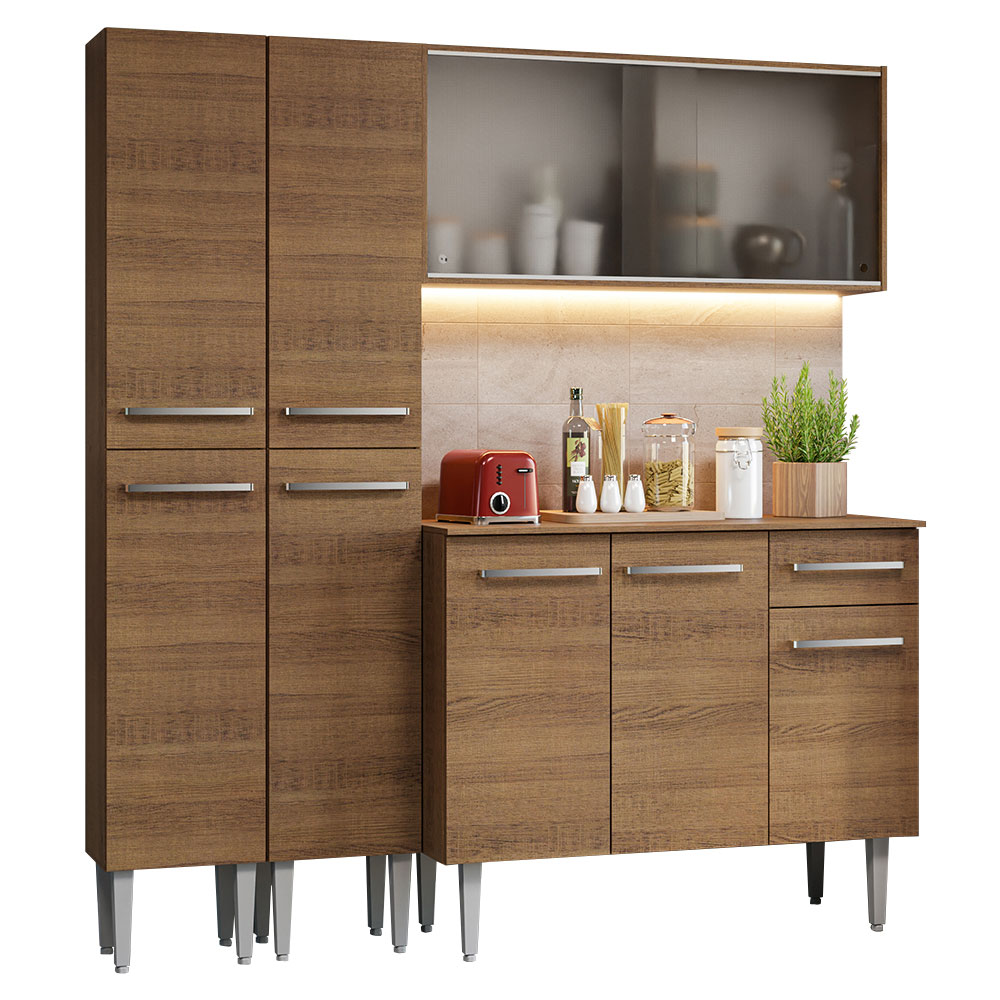 Cocina Integral Completa Modular Madesa Emilly 169cm MM 10