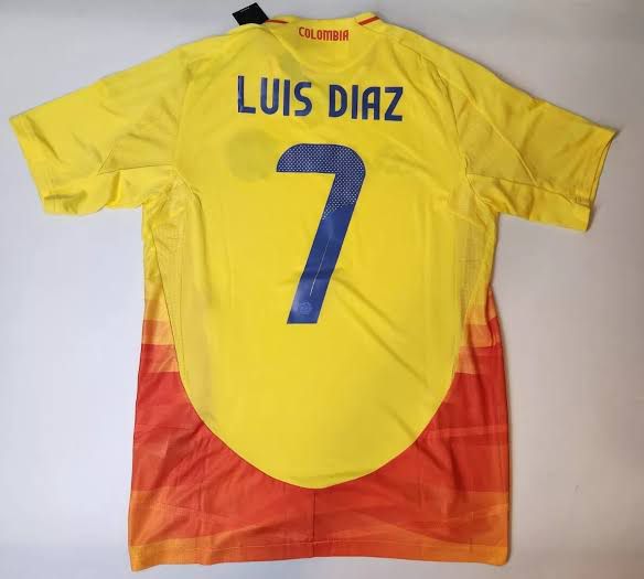 Nuevo! Jersey Colombia Copa America 2024/2025 Luis Diaz 7 Titular Local Talla XL