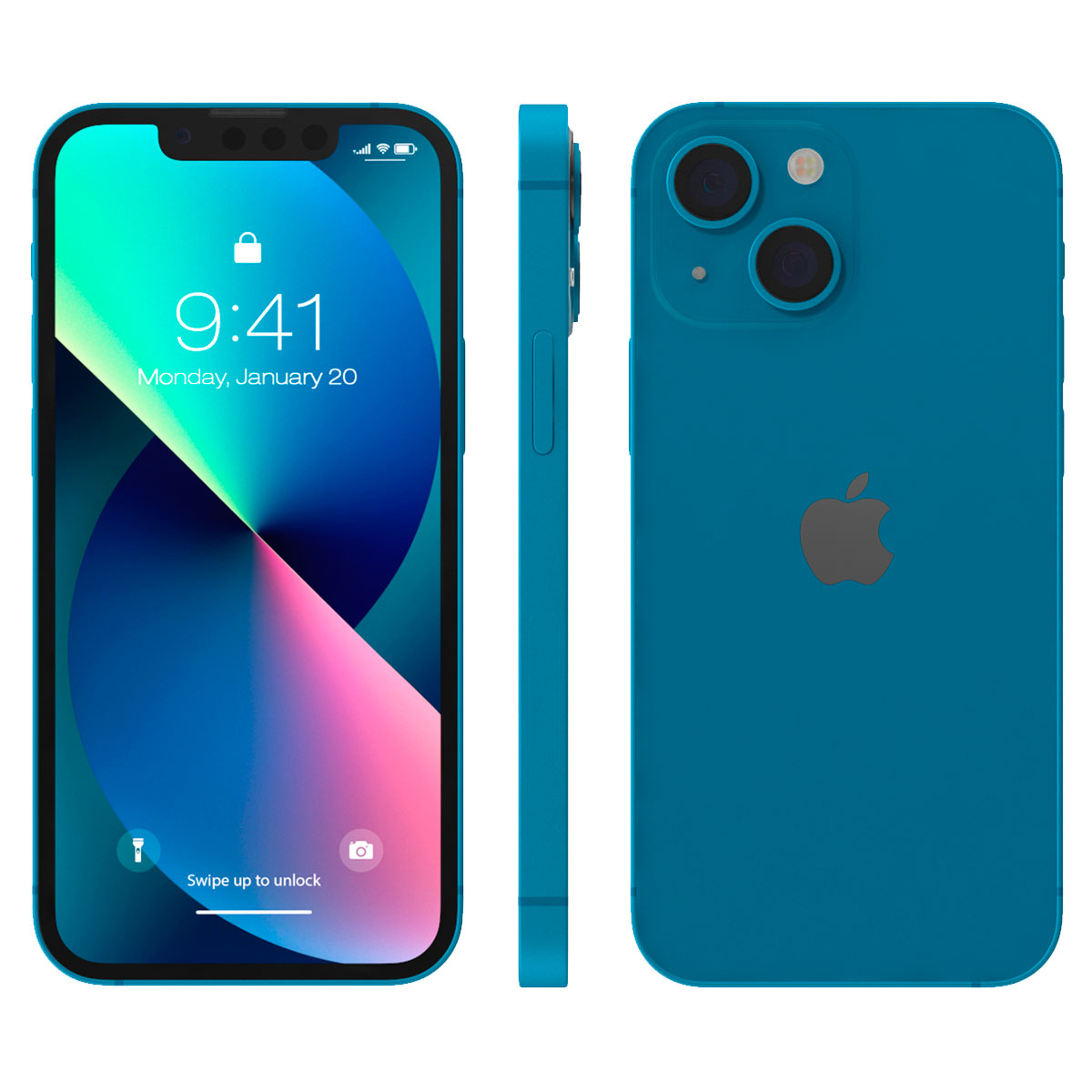 Apple iPhone 13 Mini 128Gb Azul Reacondicionado Grado A