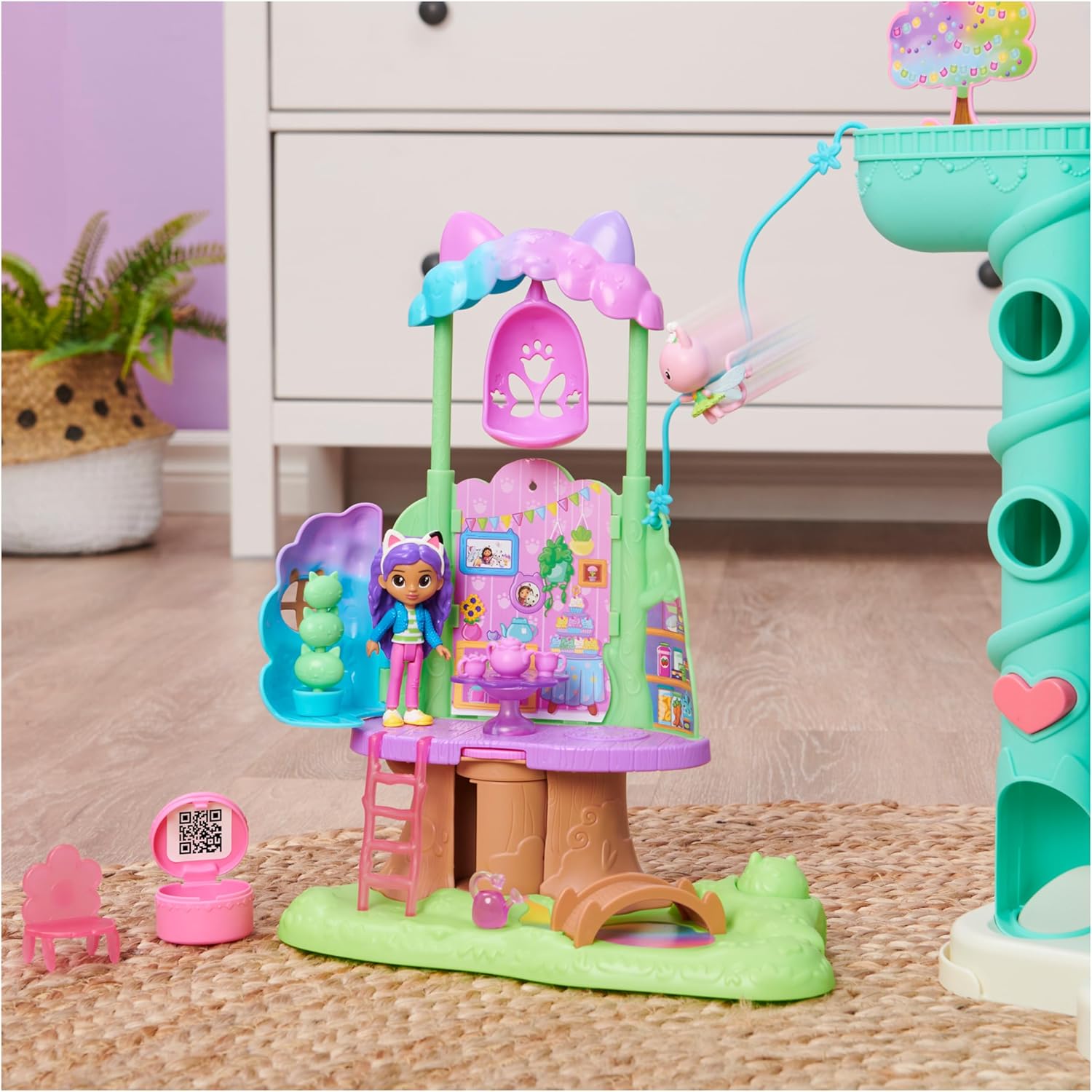 Gabby's Dollhouse  Casa Del Arból Jardín Hada Gatina