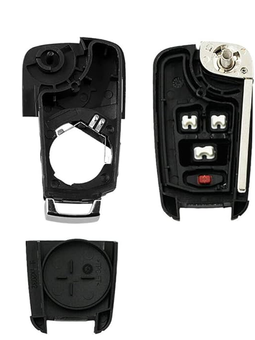 CARCASA CHEVROLET Camaro 4 botones c/ llave Abatible para control de alarma