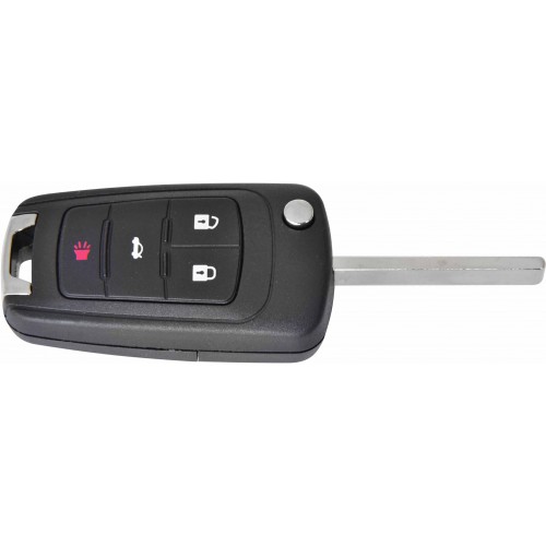 CARCASA CHEVROLET Camaro 4 botones c/ llave Abatible para control de alarma