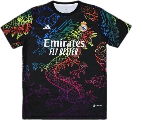 Nuevo! Jersey Real Madrid 2024/2025 Edicion Especial Dragon Arcoiris Black Talla L
