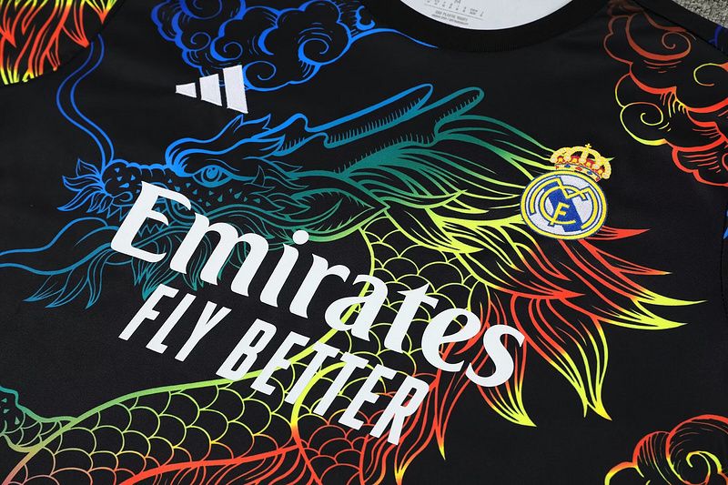Nuevo! Jersey Real Madrid 2024/2025 Edicion Especial Dragon Arcoiris Black Talla XL