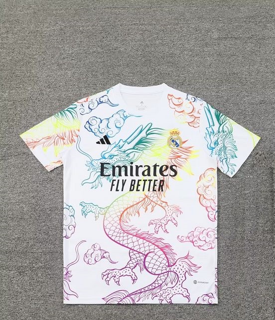 Nuevo! Jersey Real Madrid 2024/2025 Edicion Especial Dragon Arcoiris White Talla L