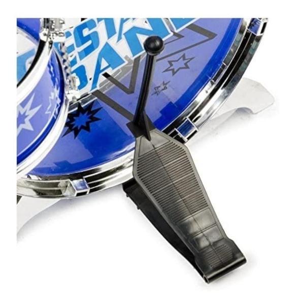 Bateria Musical Infantil Mytoy Fiesta Band Azul