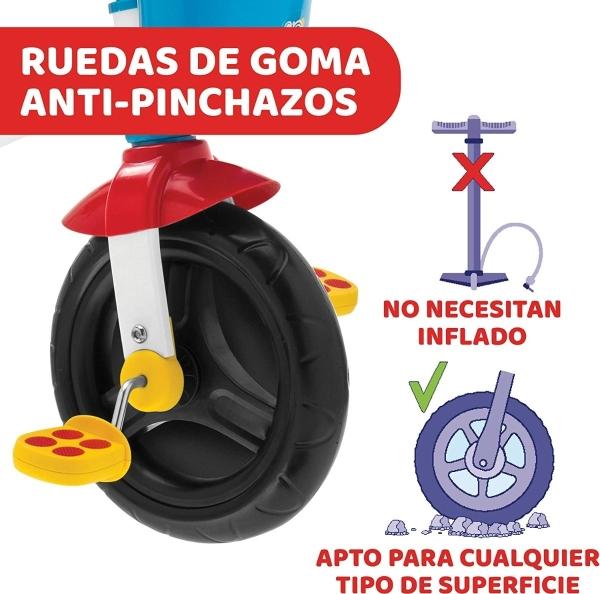 Triciclo Chicco U-go Ducati Bastón Bloqueo Pedales Unisex