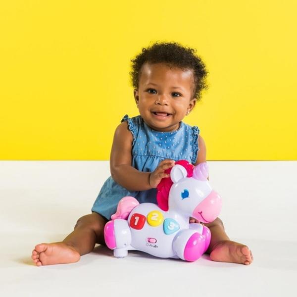 Unicornio Didactico Musical Bright Starts Luces Aprendizaje