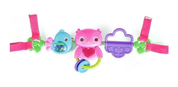 Barra De Juguetes Para Portabebe Bright Starts Musical Rosa