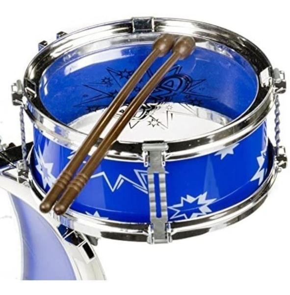 Bateria Musical Infantil Mytoy Fiesta Band Azul