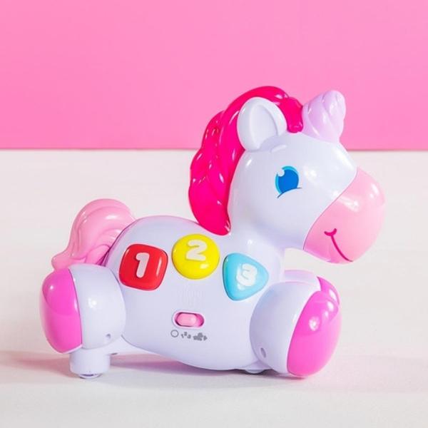 Unicornio Didactico Musical Bright Starts Luces Aprendizaje