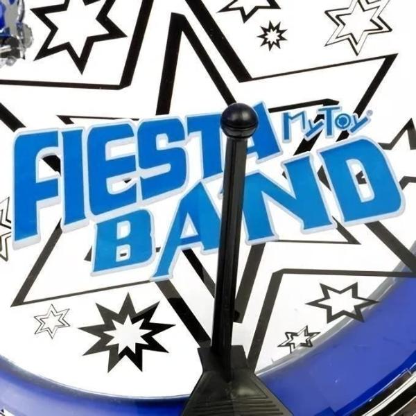 Bateria Musical Infantil Mytoy Fiesta Band Azul
