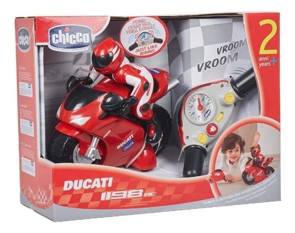 Motocicleta A Control Chicco Ducati 1198 Con Volante Remoto