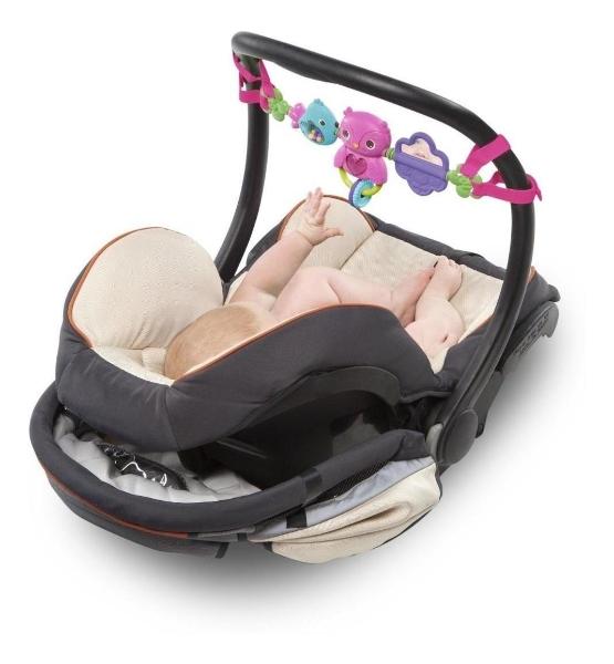 Barra De Juguetes Para Portabebe Bright Starts Musical Rosa