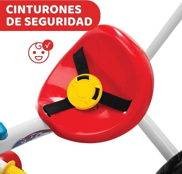 Triciclo Chicco U-go Ducati Bastón Bloqueo Pedales Unisex