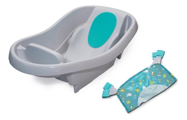 Bañera Para Bebé Summer Ingenuity Comft Clean Delux Portátil Gris