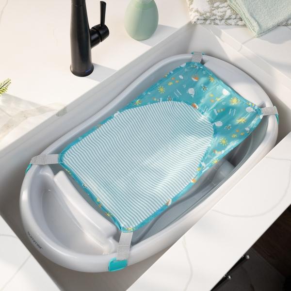 Bañera Para Bebé Summer Ingenuity Comft Clean Delux Portátil Gris