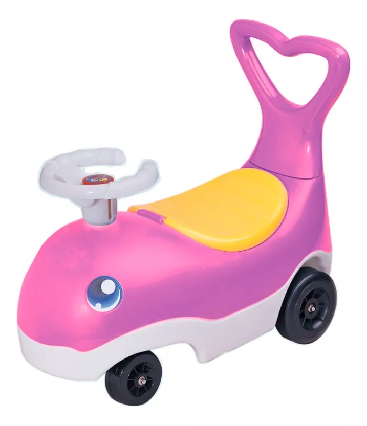 Carrito Montable Para Niños Ballenita 5526 Rosa