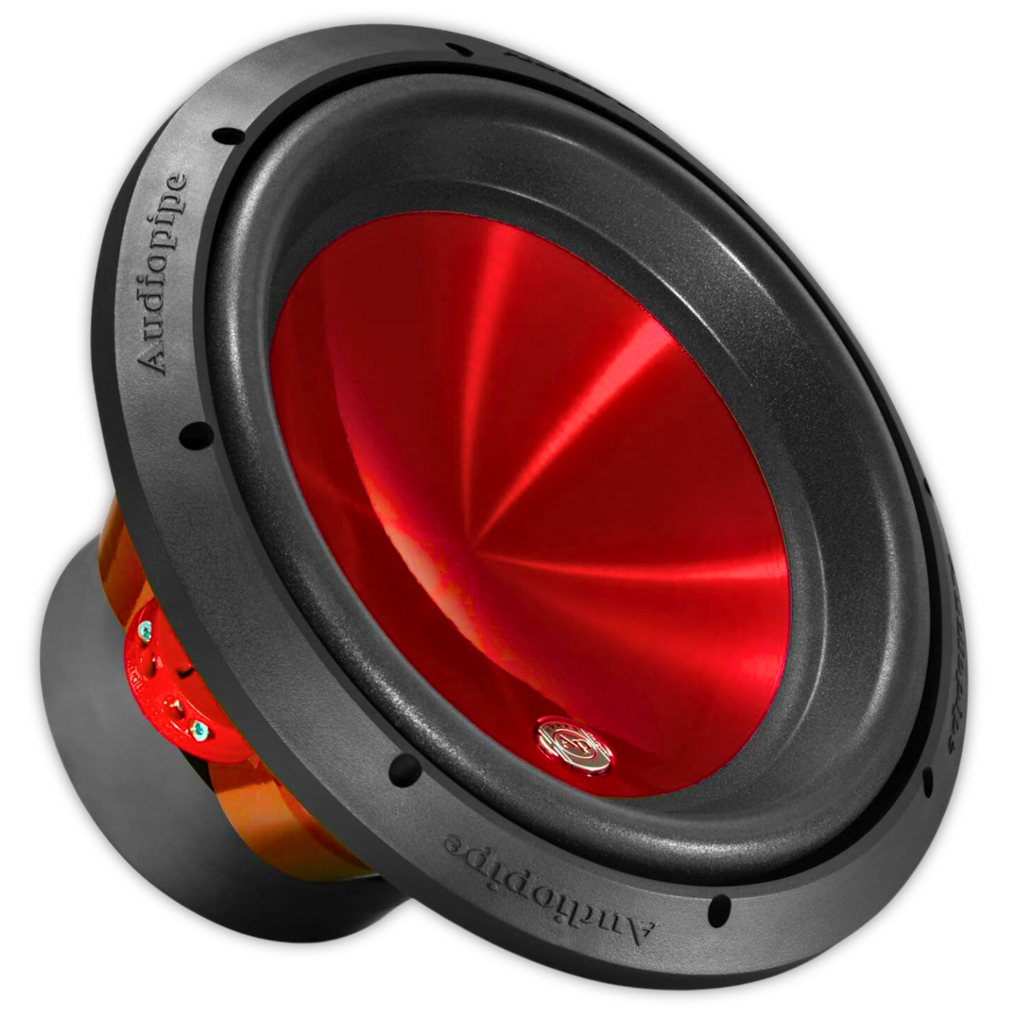 Subwoofer Audiopipe TXXAPD12RD 12 PLG 1600W Eye Candy Rojo