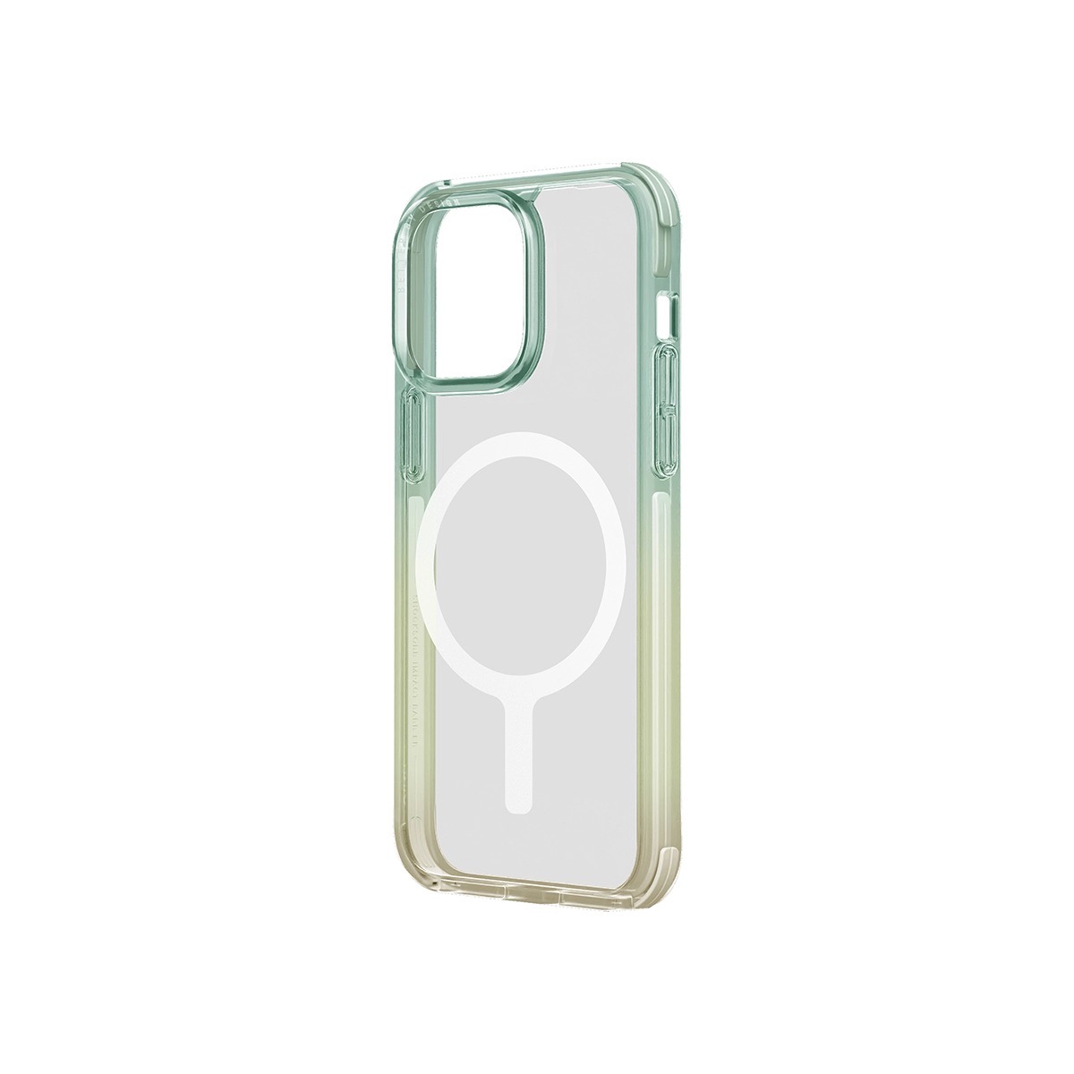 Funda Híbrida iPhone 15 Combat Duo Magclick Verde/Amarillo Uniq