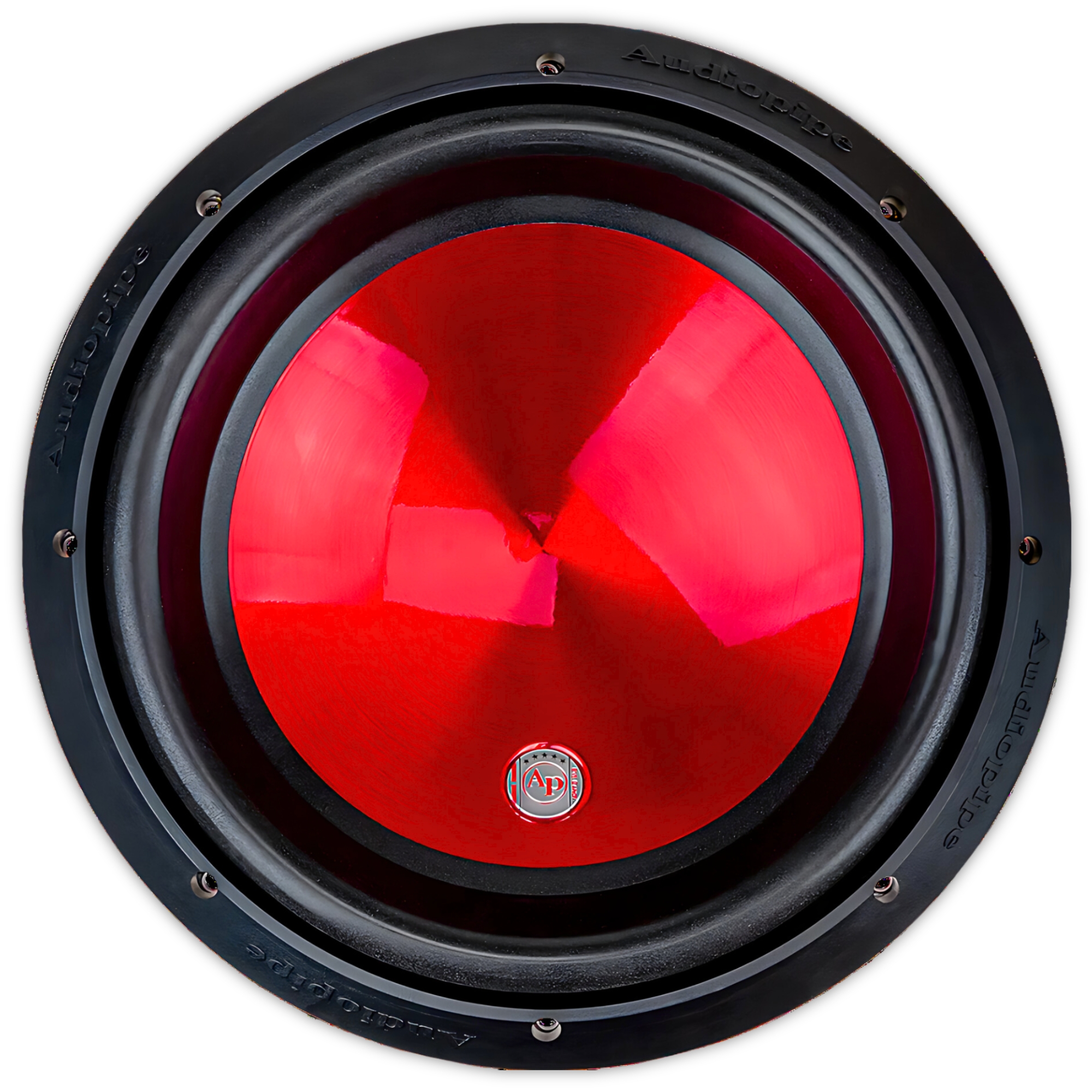 Subwoofer Audiopipe TXXAPD12RD 12 PLG 1600W Eye Candy Rojo