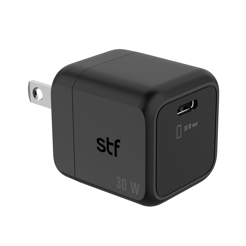 Kit Cargador de pared + Cable 2 en 1 STF Carga ultra rápida 3A 1.8m Tipo C-Lightning 60W