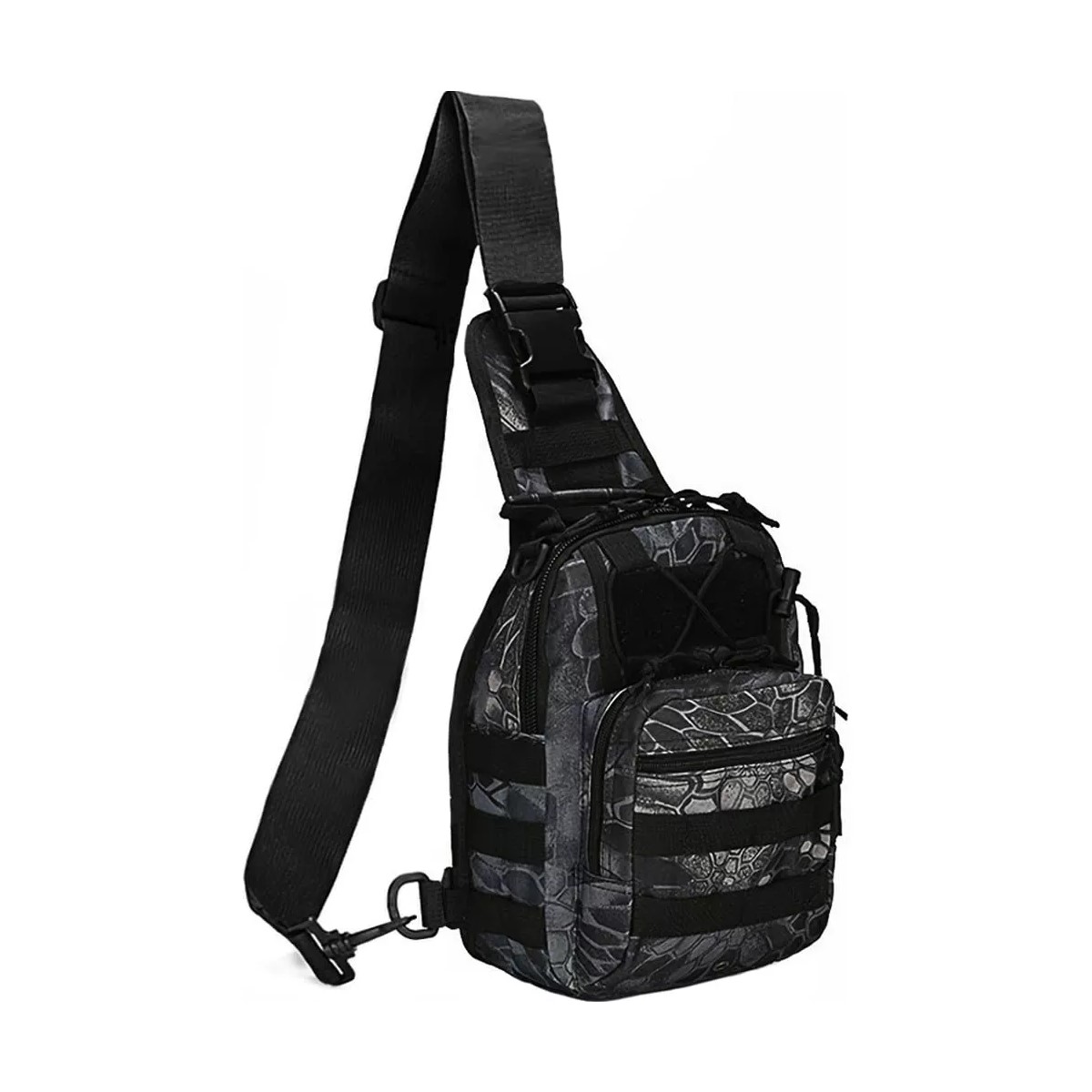 Multiusos Pechera Mochila Táctica Militar Bandolera Cruzada Mochila bolsa cartera moto autos negro