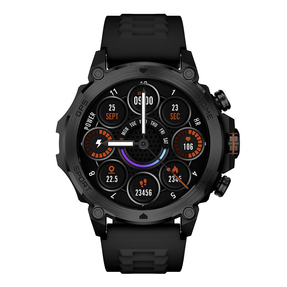 Smartwatch reloj inteligente Kronos Thunder STF 1.43" AMOLED GPS y protección 5ATM