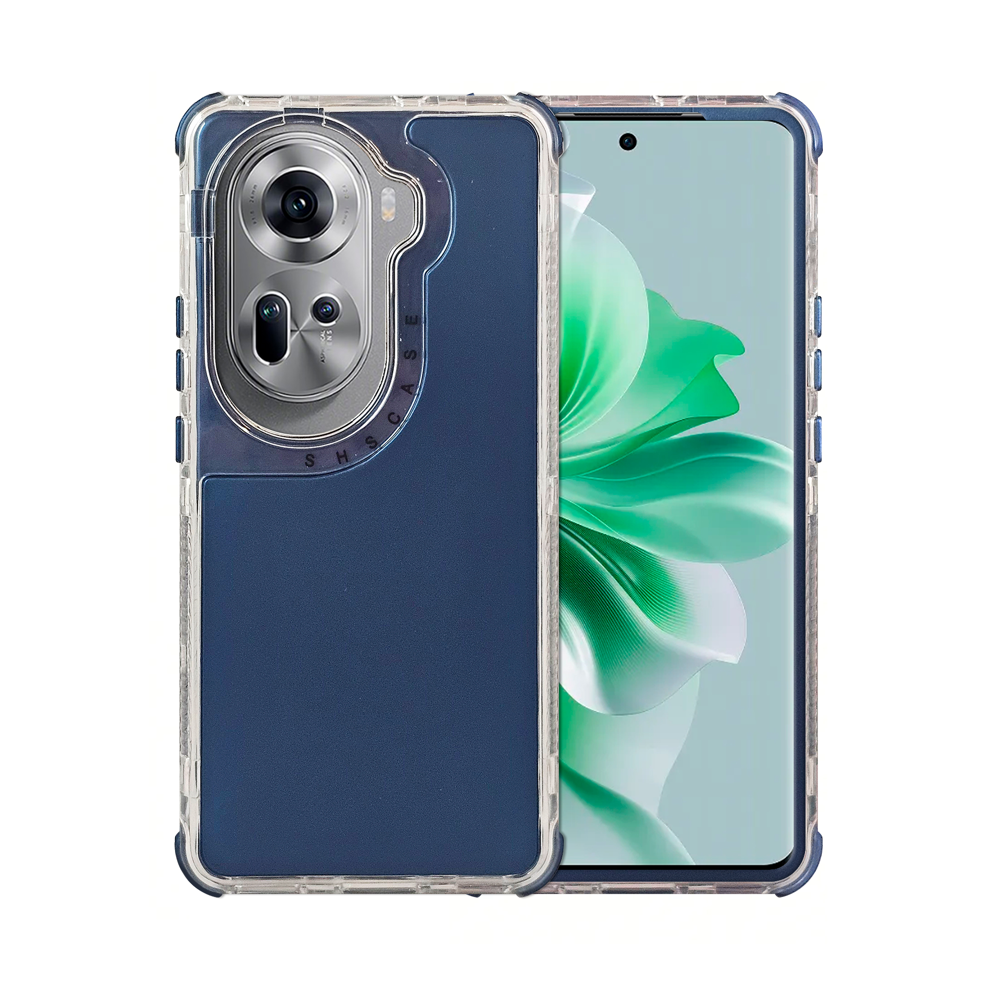 Funda Uso Rudo Rainbow 360 Azul Marino Para Oppo Reno 11 5G