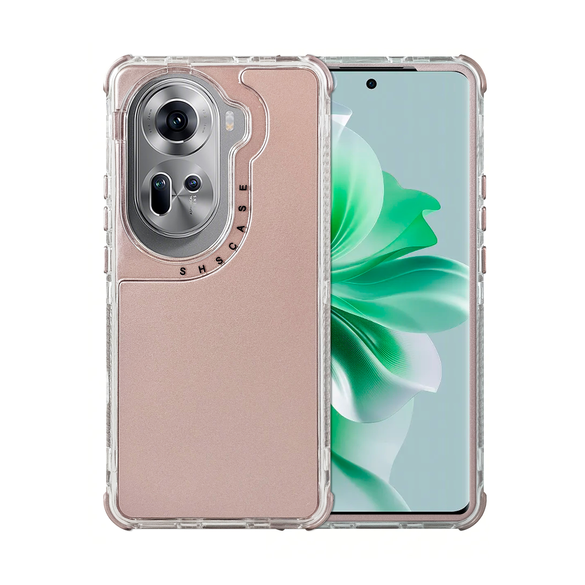 Funda Uso Rudo Rainbow 360 Rosa Para Oppo Reno 11 5G
