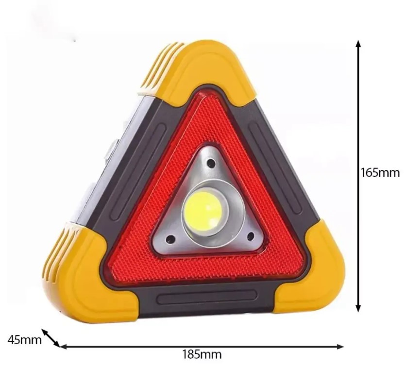 Triangulo Reflejante Emergencia Led Para Autos