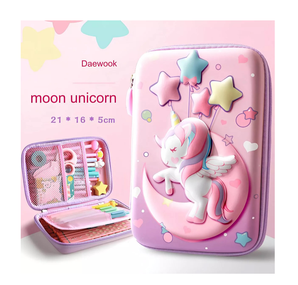 Estuche De Gran Capacidad Unicornio