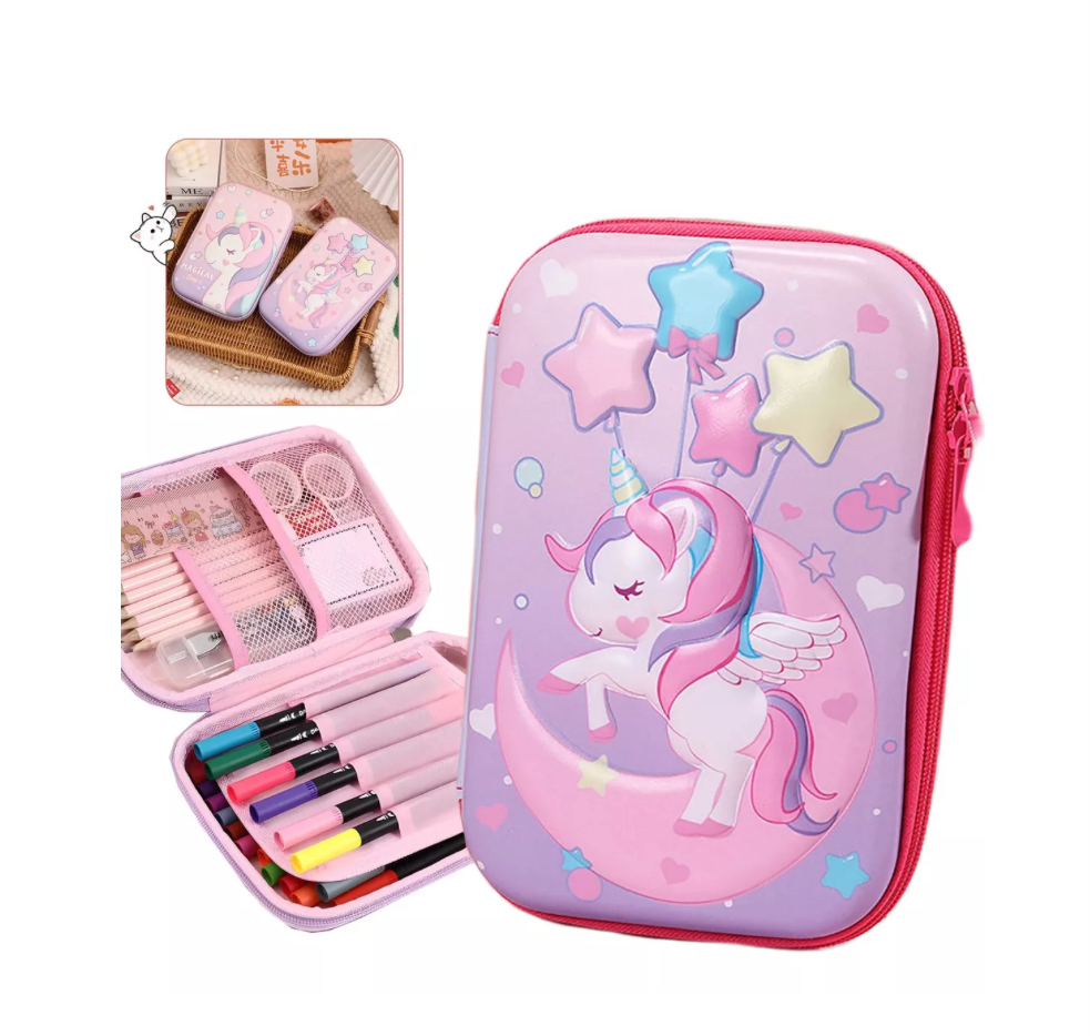 Estuche De Gran Capacidad Unicornio