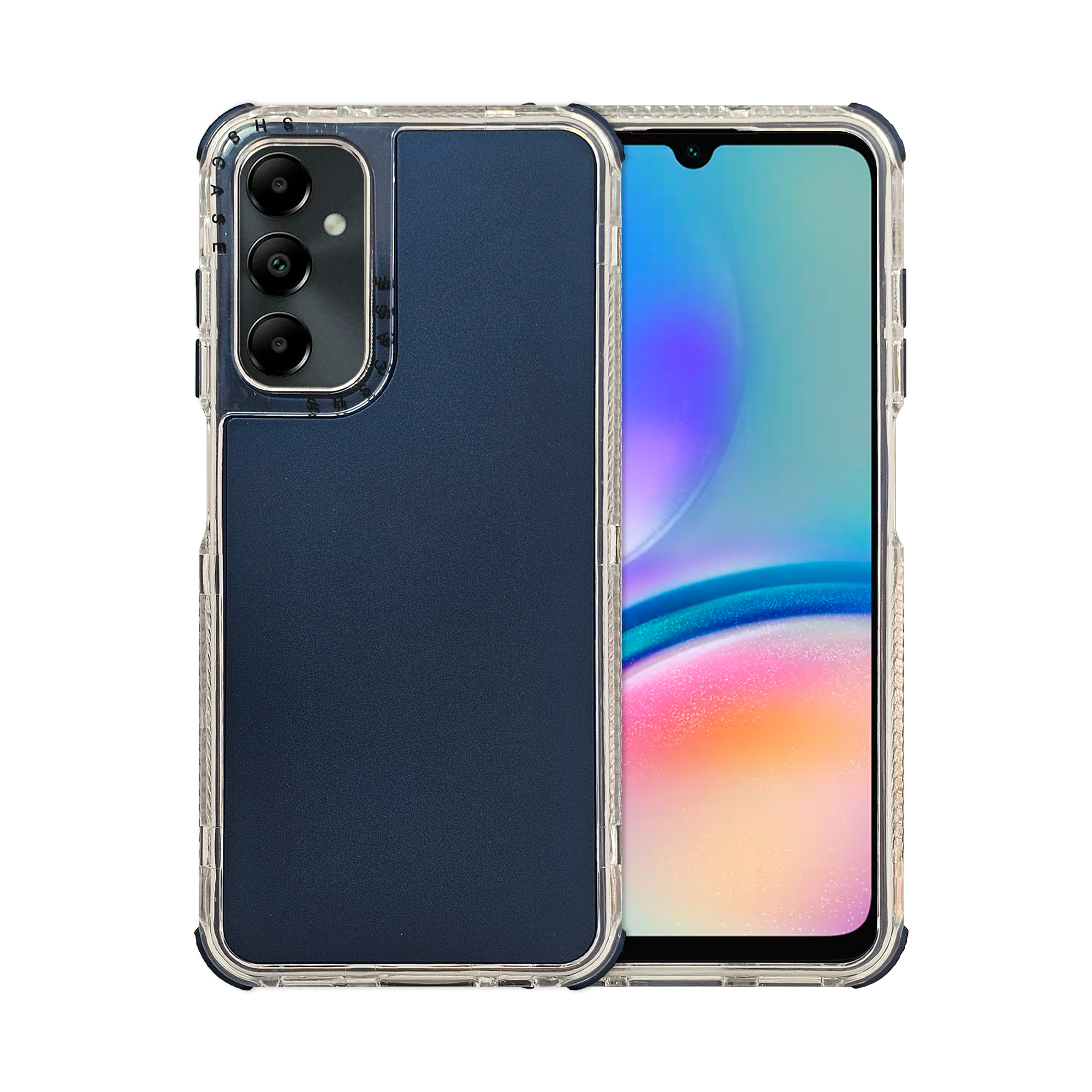 Funda Uso Rudo Rainbow 360 Azul Marino Para Samsung A05s