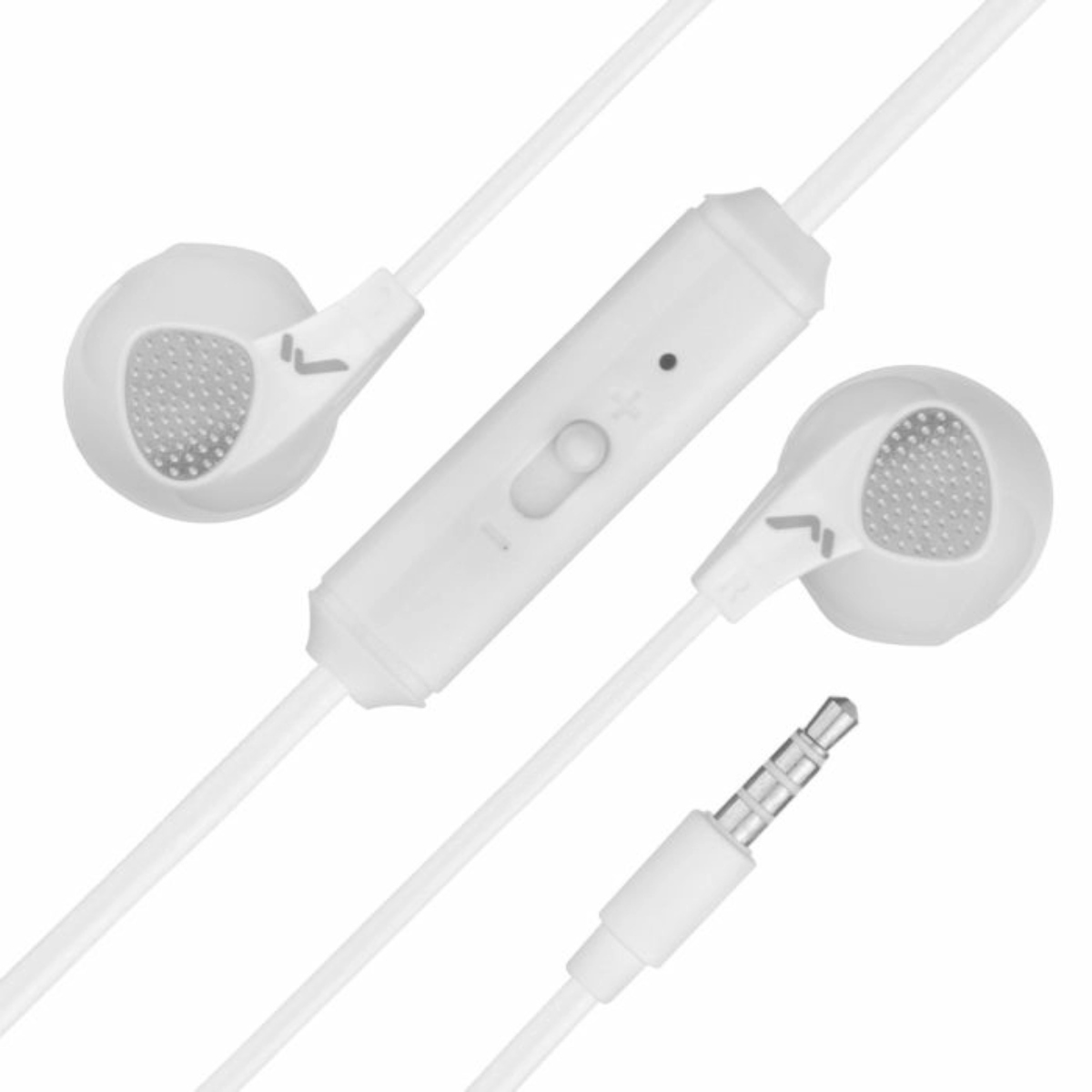 Audífonos Mitzu MH-0092WH Manos Libres Ergonómicos C/Cable Blanco ENDY1