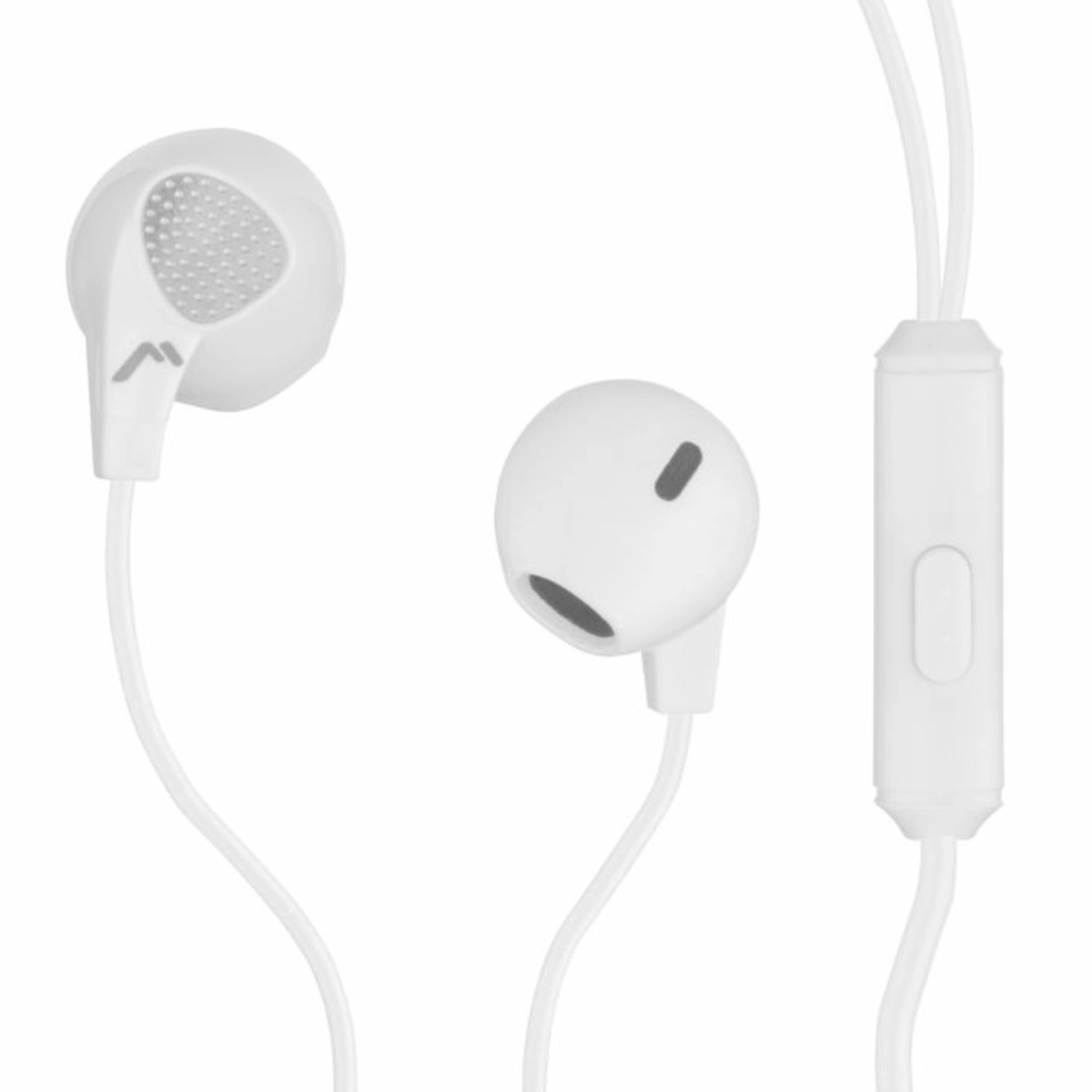 Audífonos Mitzu MH-0092WH Manos Libres Ergonómicos C/Cable Blanco ENDY1