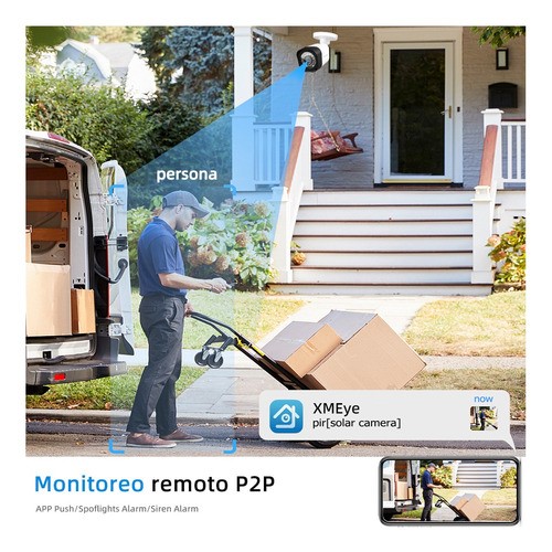 QIGO Kit Cámara de seguridad QG-77-K500G con resolución de 4ch 2MP visión nocturna incluida Color blanca Exterior Videovigilancia