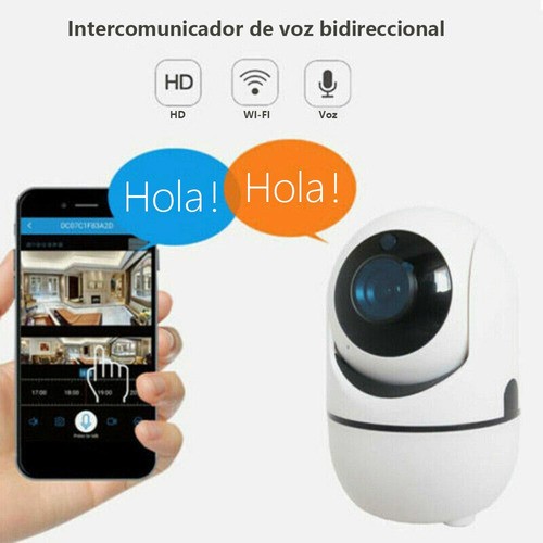 Cámara De Seguridad Inalámbrica Wifi Hd 1080p Con Alarmas
