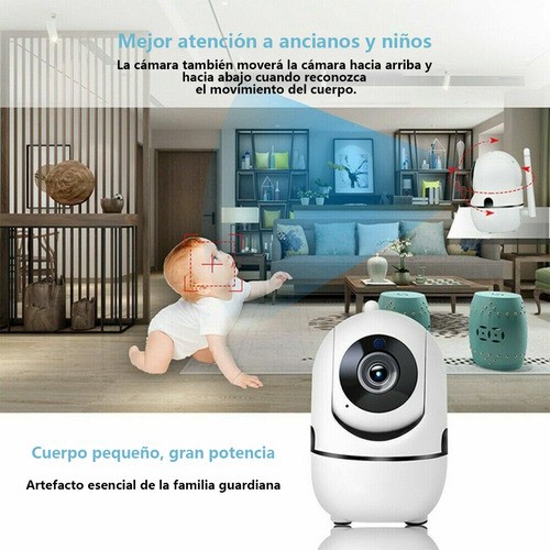 Cámara De Seguridad Inalámbrica Wifi Hd 1080p Con Alarmas
