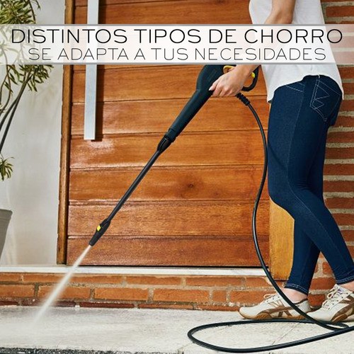 Hidrolavadora eléctrica Nube MOD002 amarilla/negro de 1600W con 124106bar de presión máxima