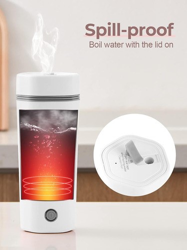 Hervidor Eléctrico Y Portátil De 400 Ml Para Viaje
