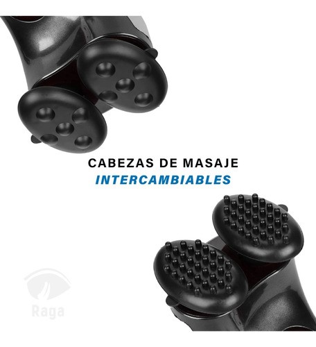 Masajeador Electrico Doble Cabeza Infrarojo Cuerpo Completo