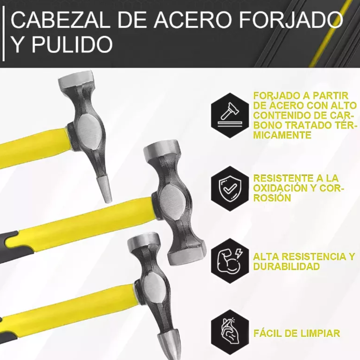 7 Piezas Kit Juego De Carrocero Martillos De Hojalatero