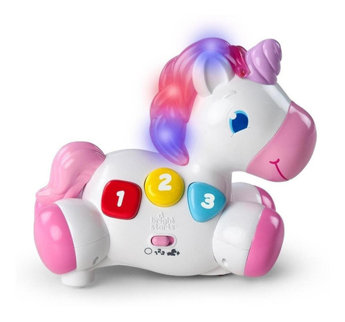 Unicornio Didactico Musical Bright Starts Luces Aprendizaje