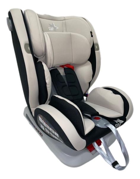 Autoasiento Para Bebé Starkids Centauro 360° Con Isofix Gris