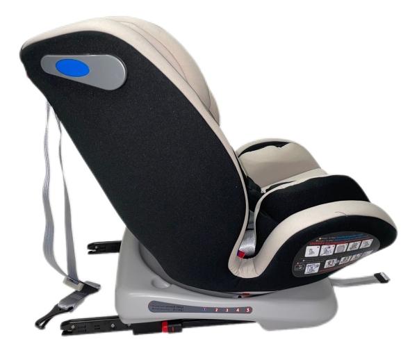 Autoasiento Para Bebé Starkids Centauro 360° Con Isofix Gris